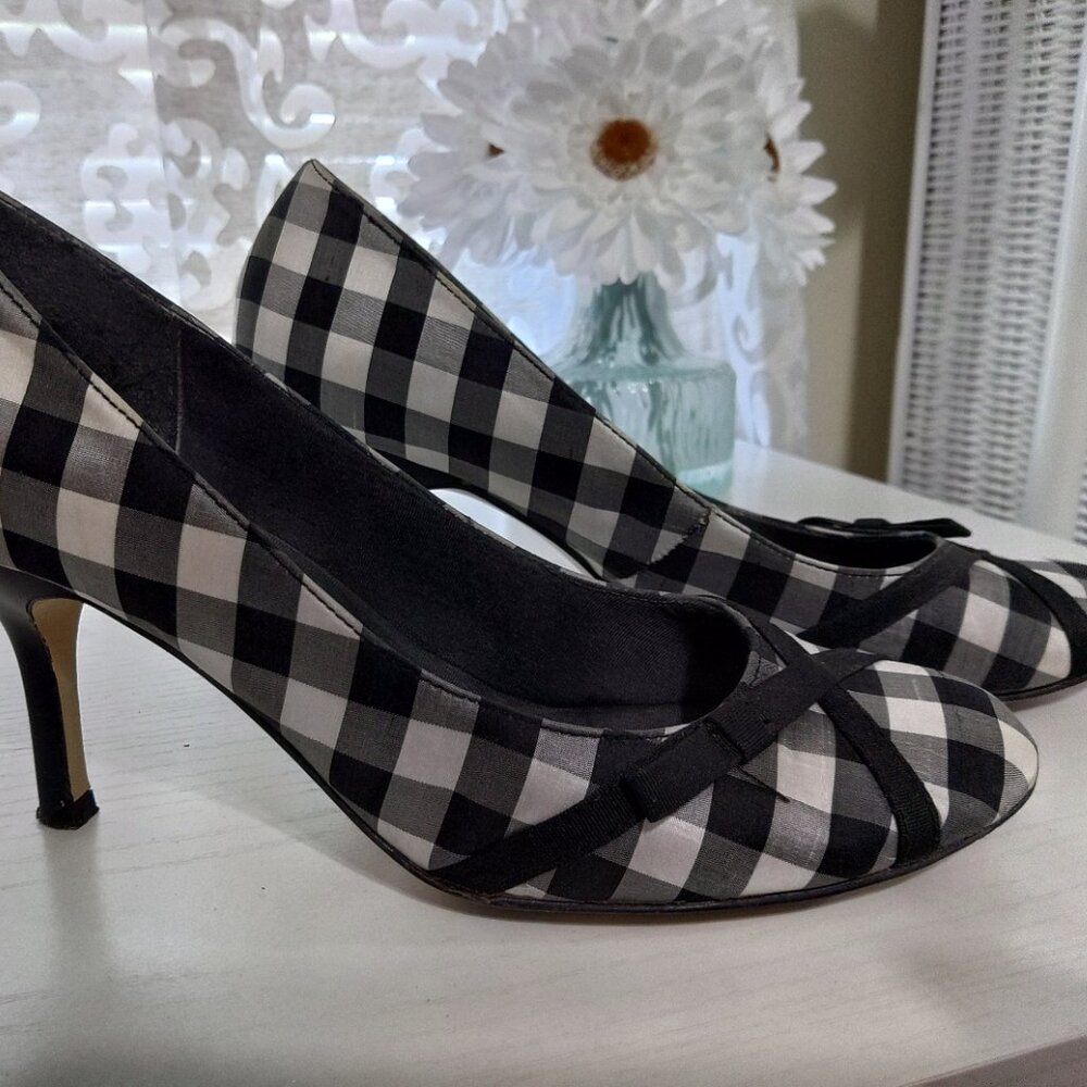 Gingham heels